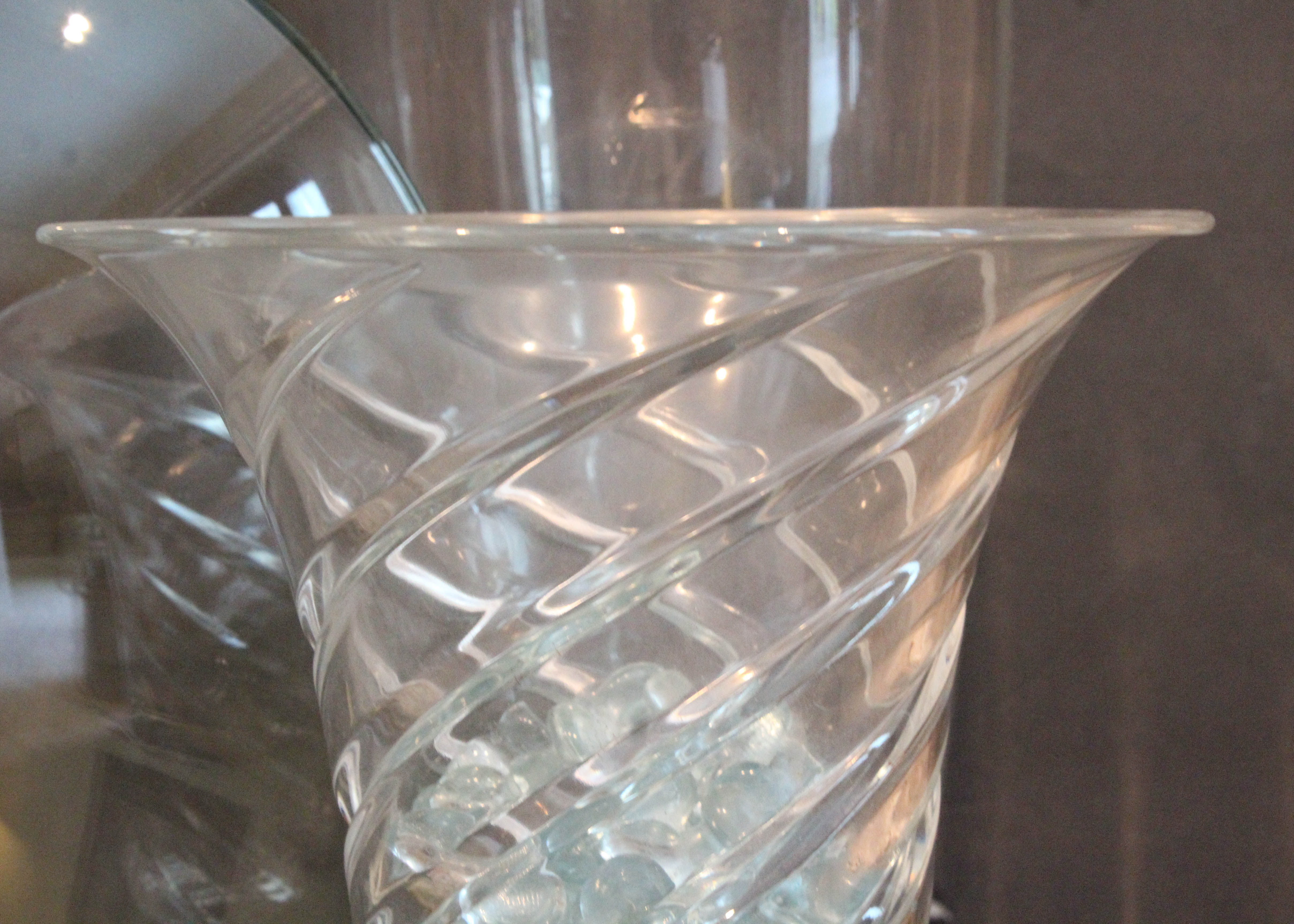 Trio of Glass Vases