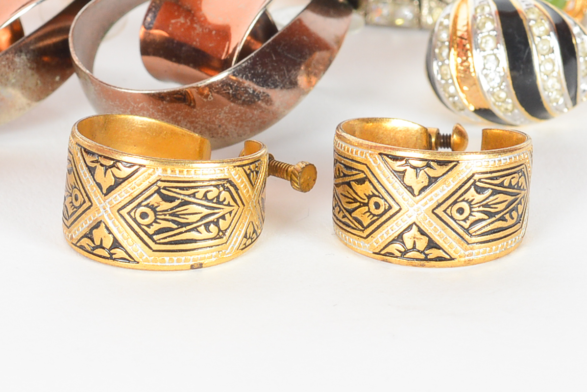 Collection of Vintage Costume Earrings