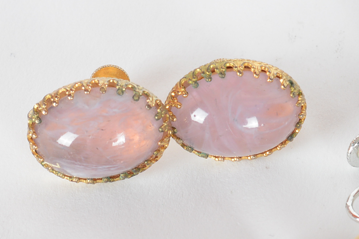 Collection of Vintage Costume Earrings