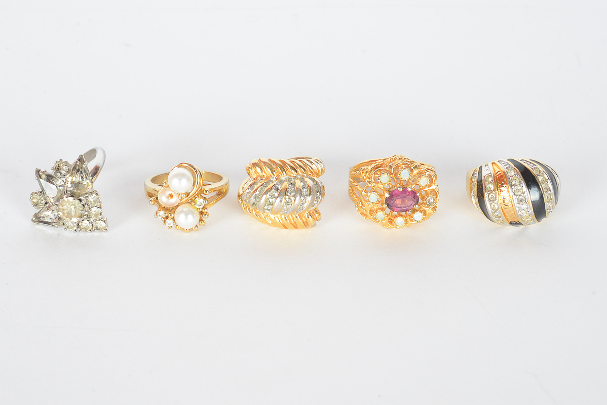 Collection of Vintage Costume Earrings