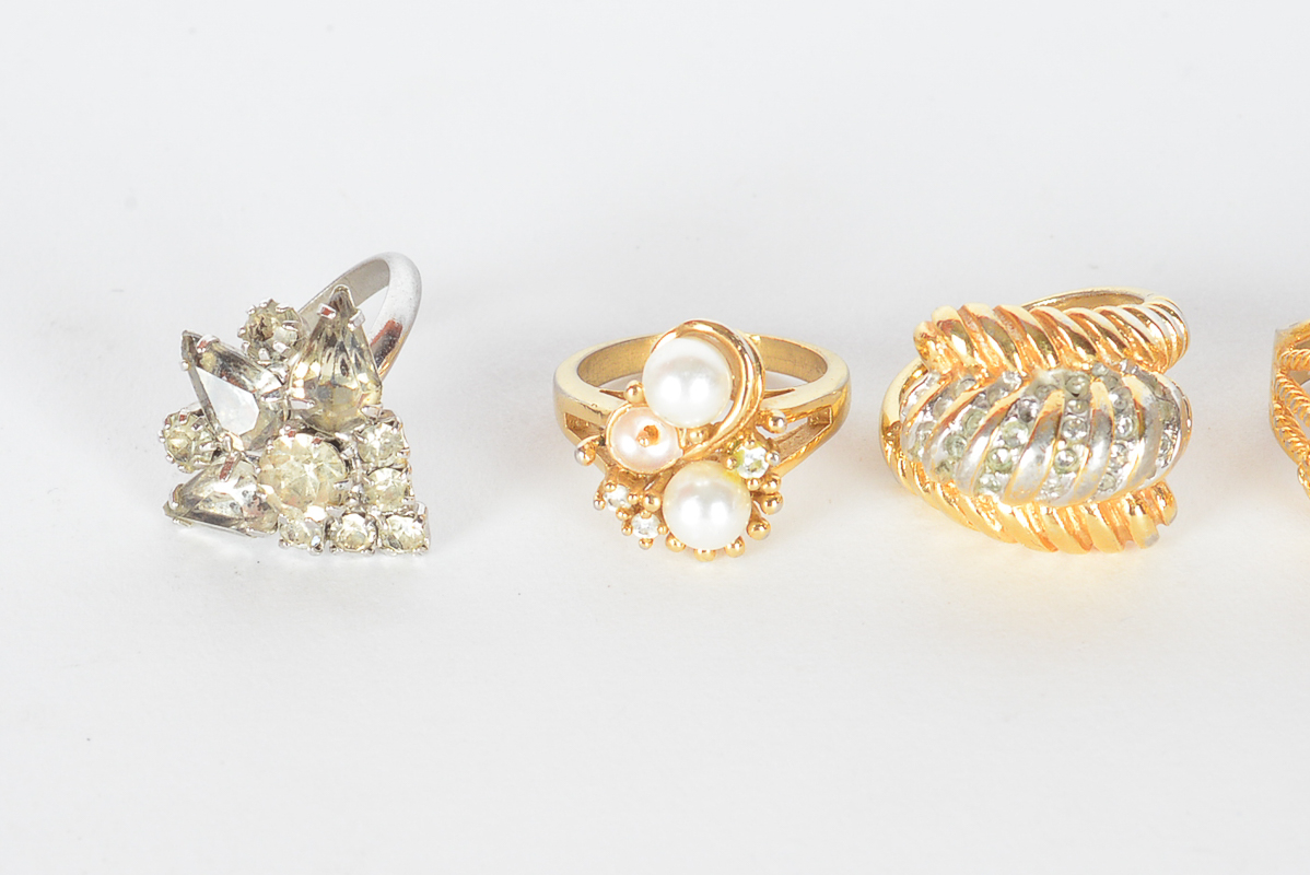 Collection of Vintage Costume Earrings