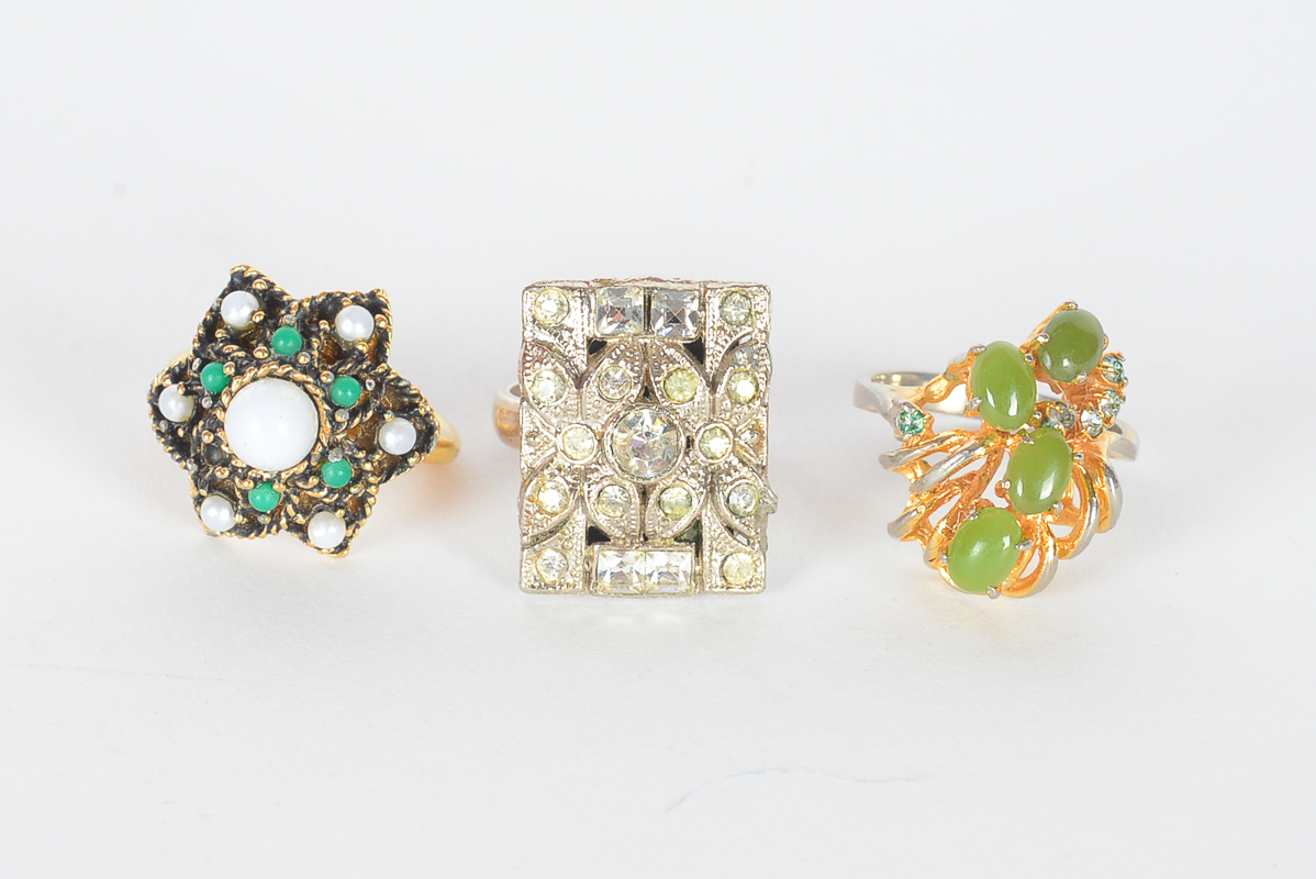 Collection of Vintage Costume Earrings