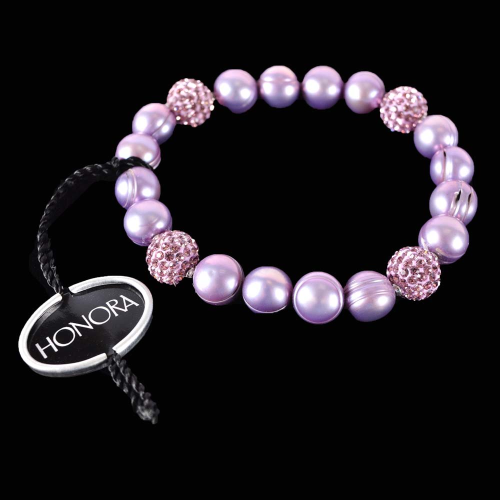 Honora Lavender Pearl Bracelet