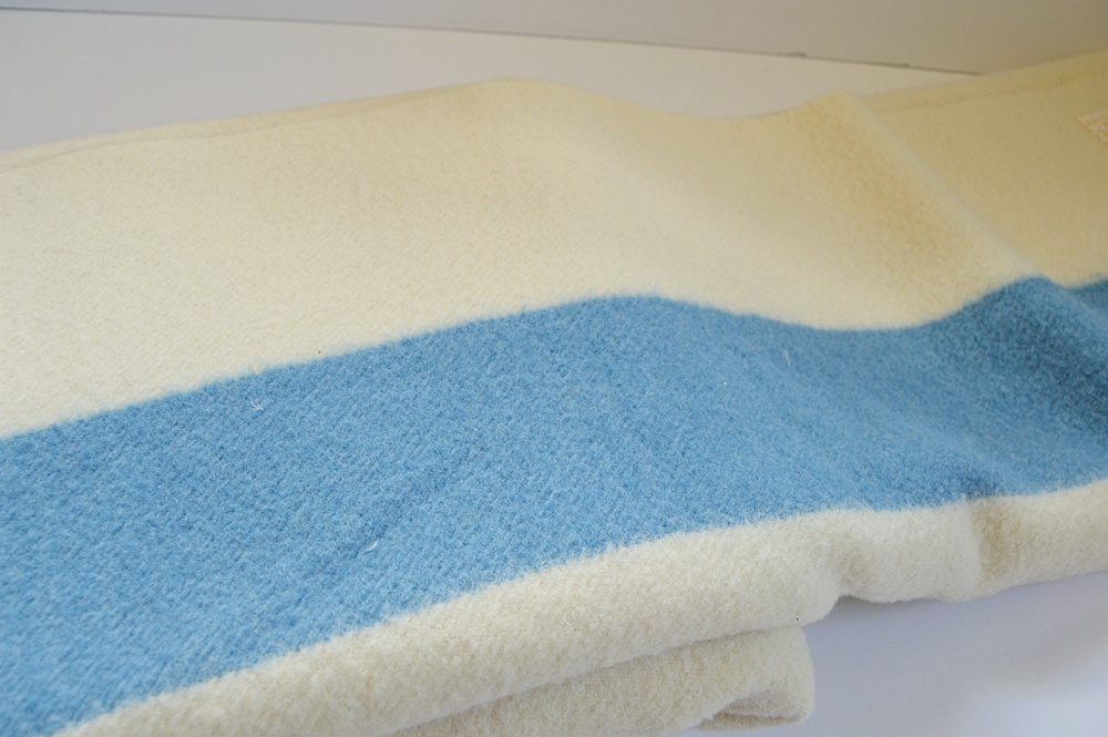 Vintage Hudson Bay Point Wool Blanket