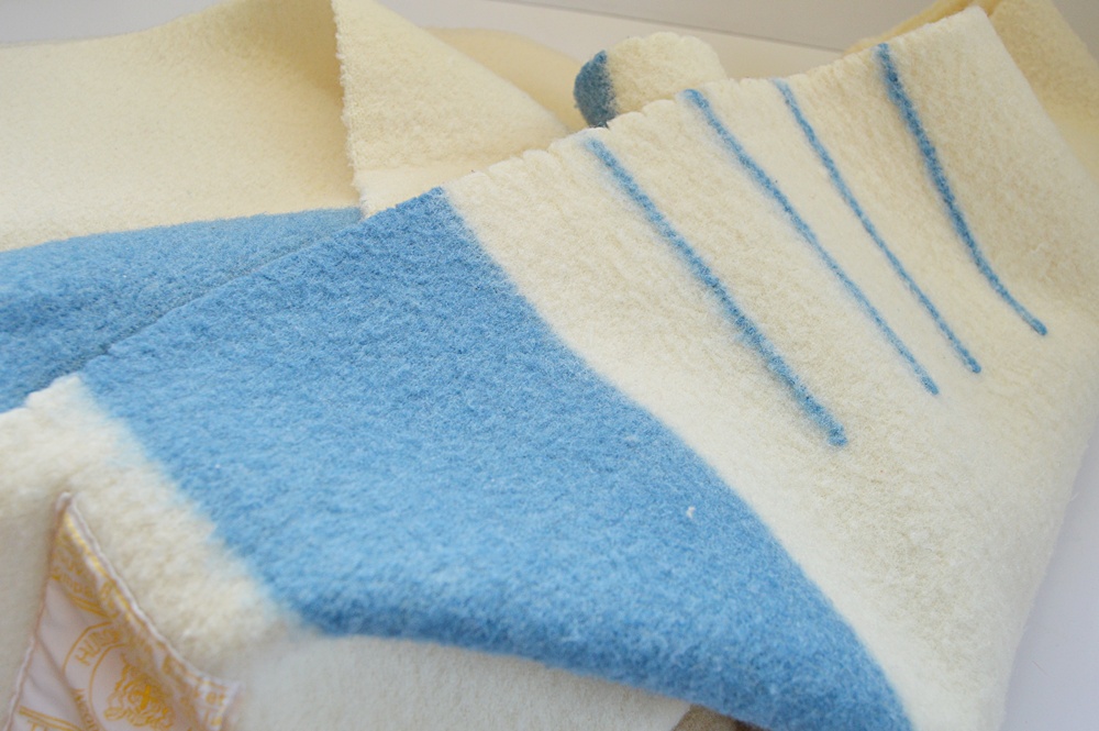 Vintage Hudson Bay Point Wool Blanket