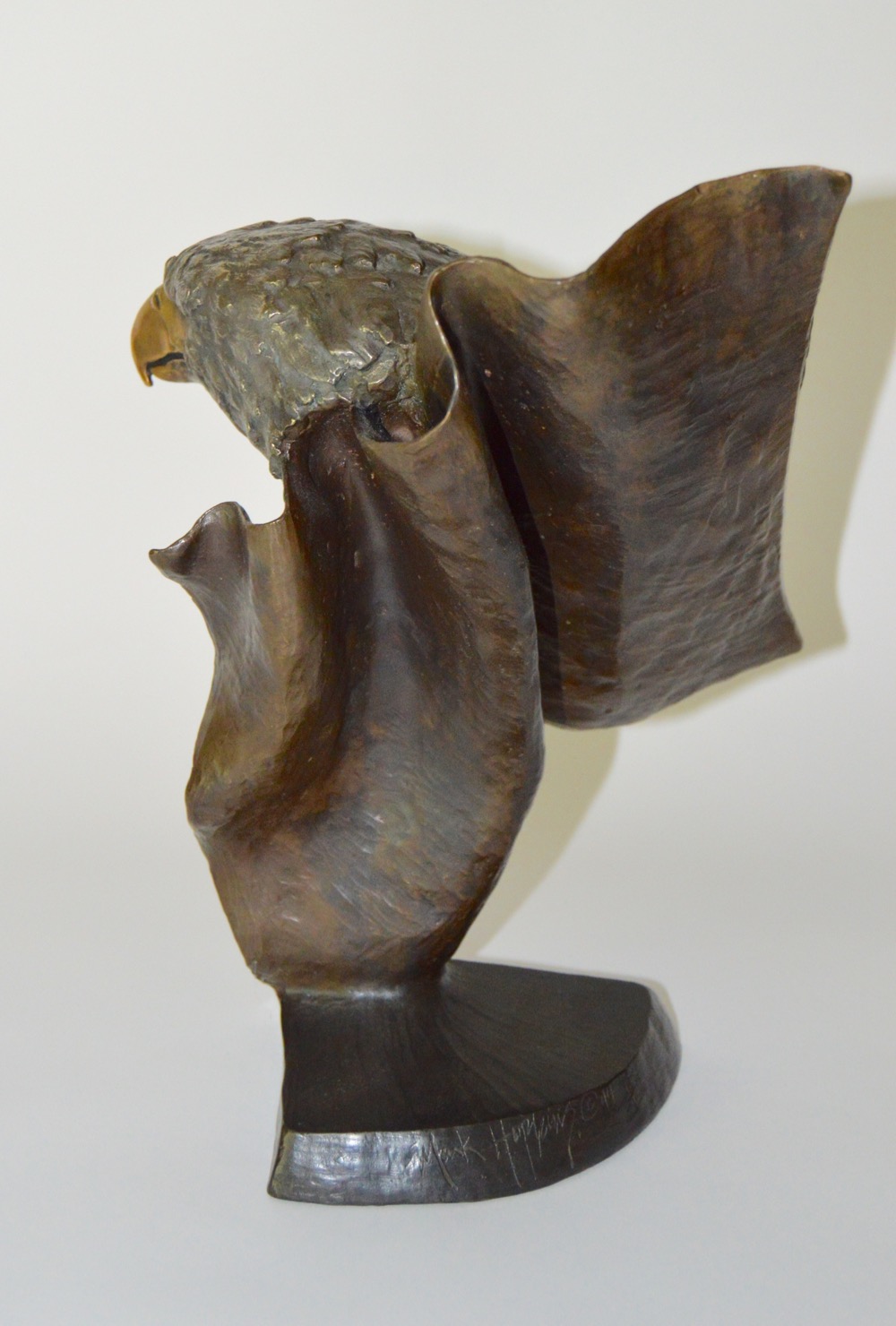 Mark Hopkins "Forever Free" Bronze Eagle Sculpture