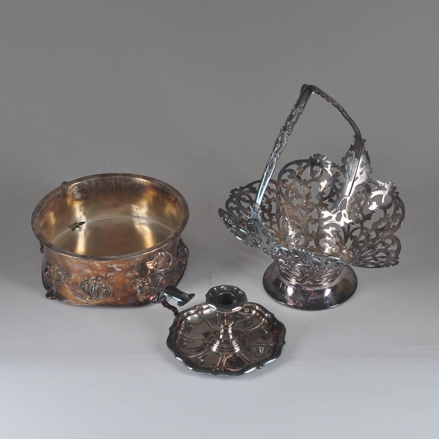 3 Unique Silver-plated Decorative items