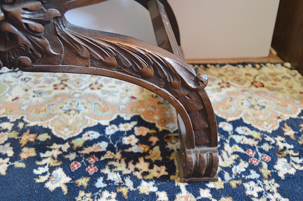 Late 1880s Italian Renaissance Style Man in the Mountain Table