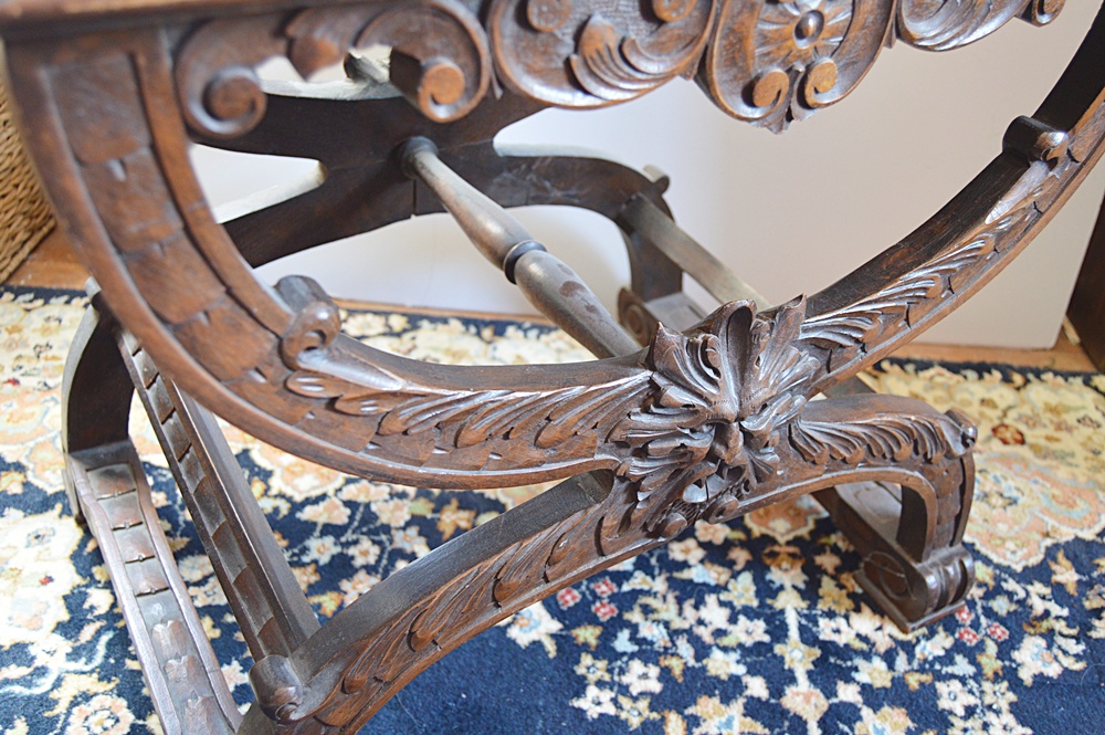 Late 1880s Italian Renaissance Style Man in the Mountain Table