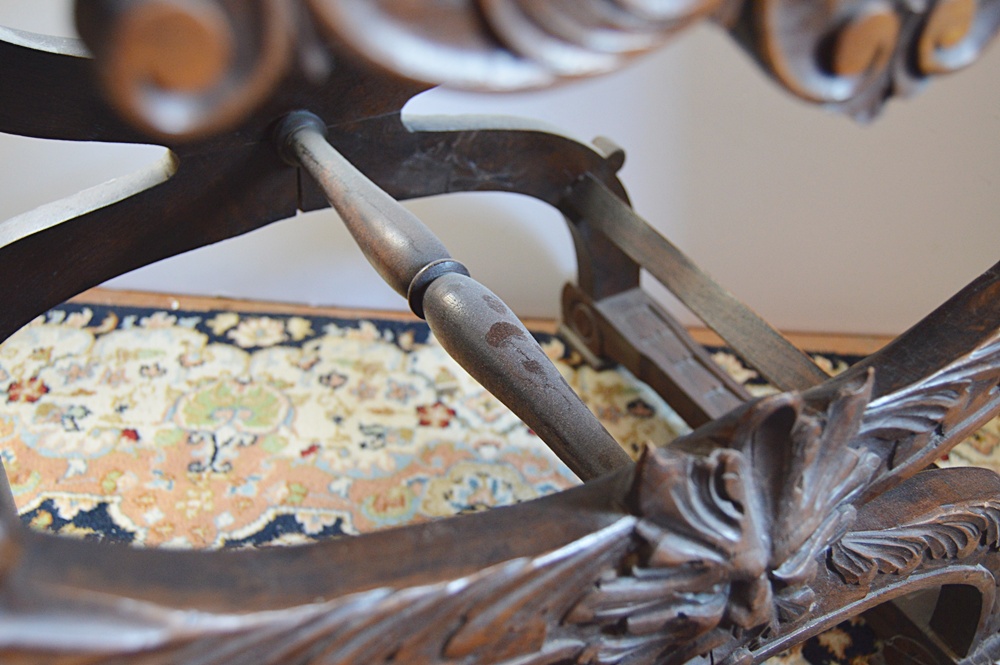 Late 1880s Italian Renaissance Style Man in the Mountain Table