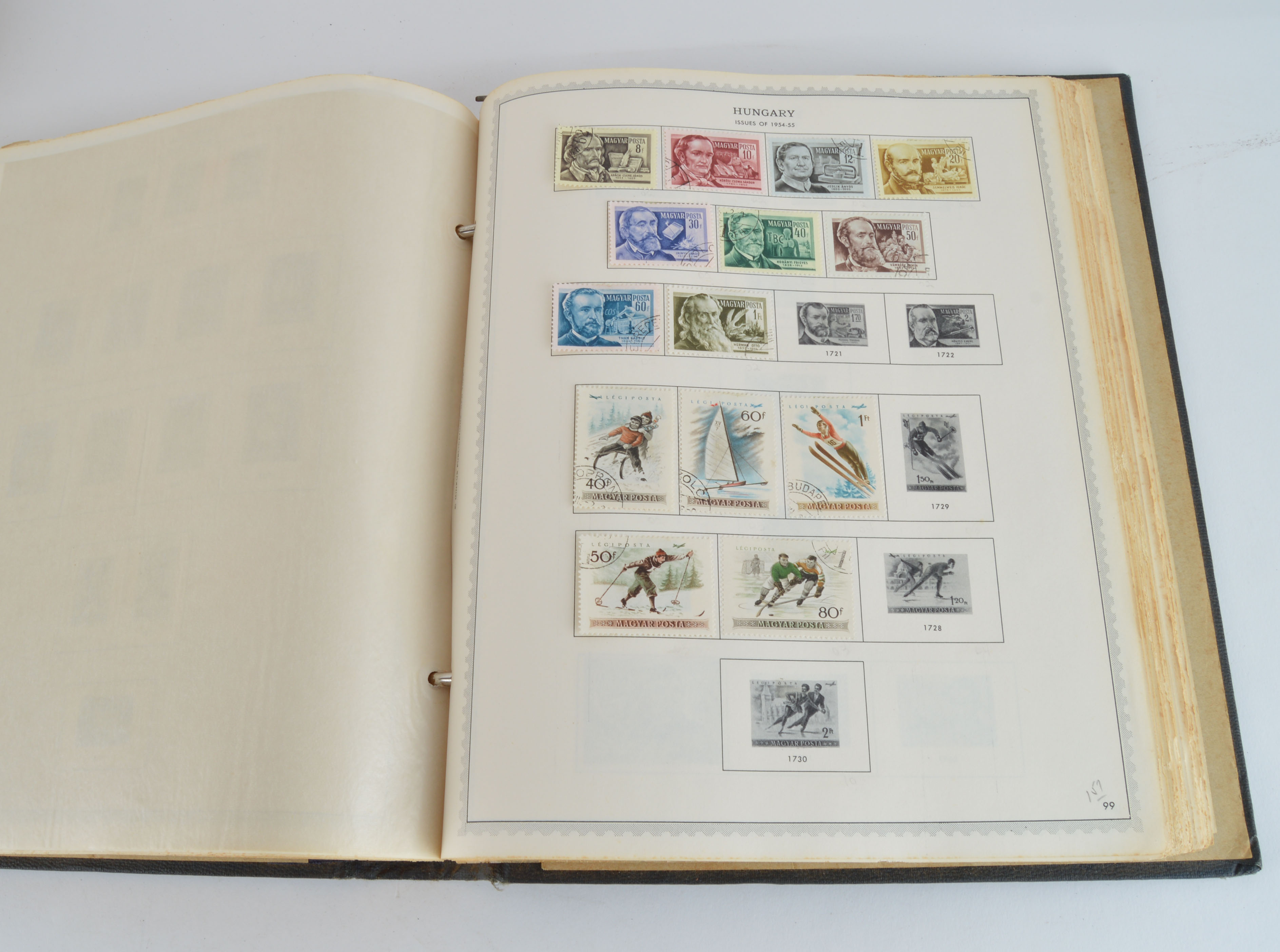 A collection of Stamp Collecting Books With Stamps