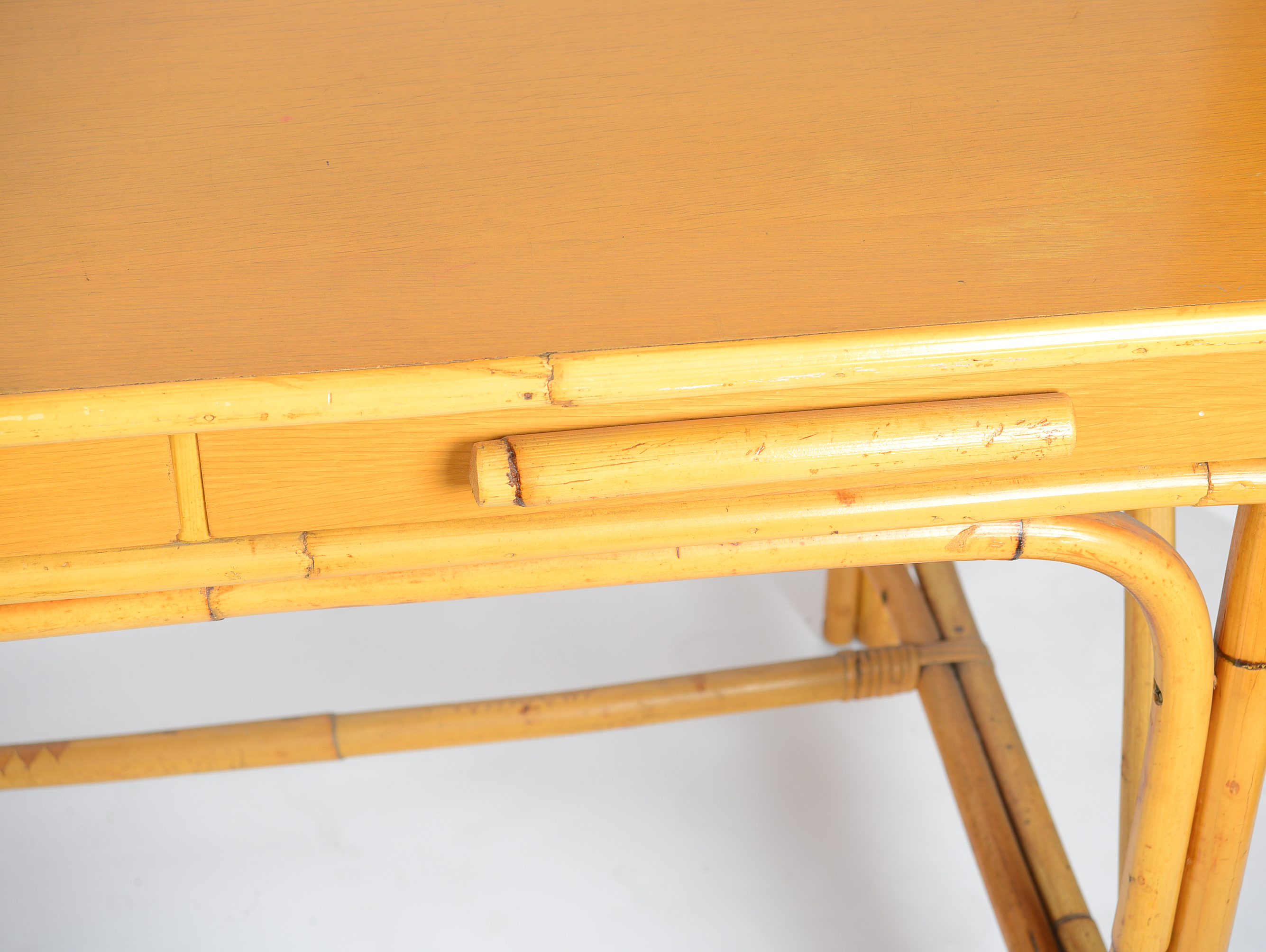 Vintage Rattan Writing Desk