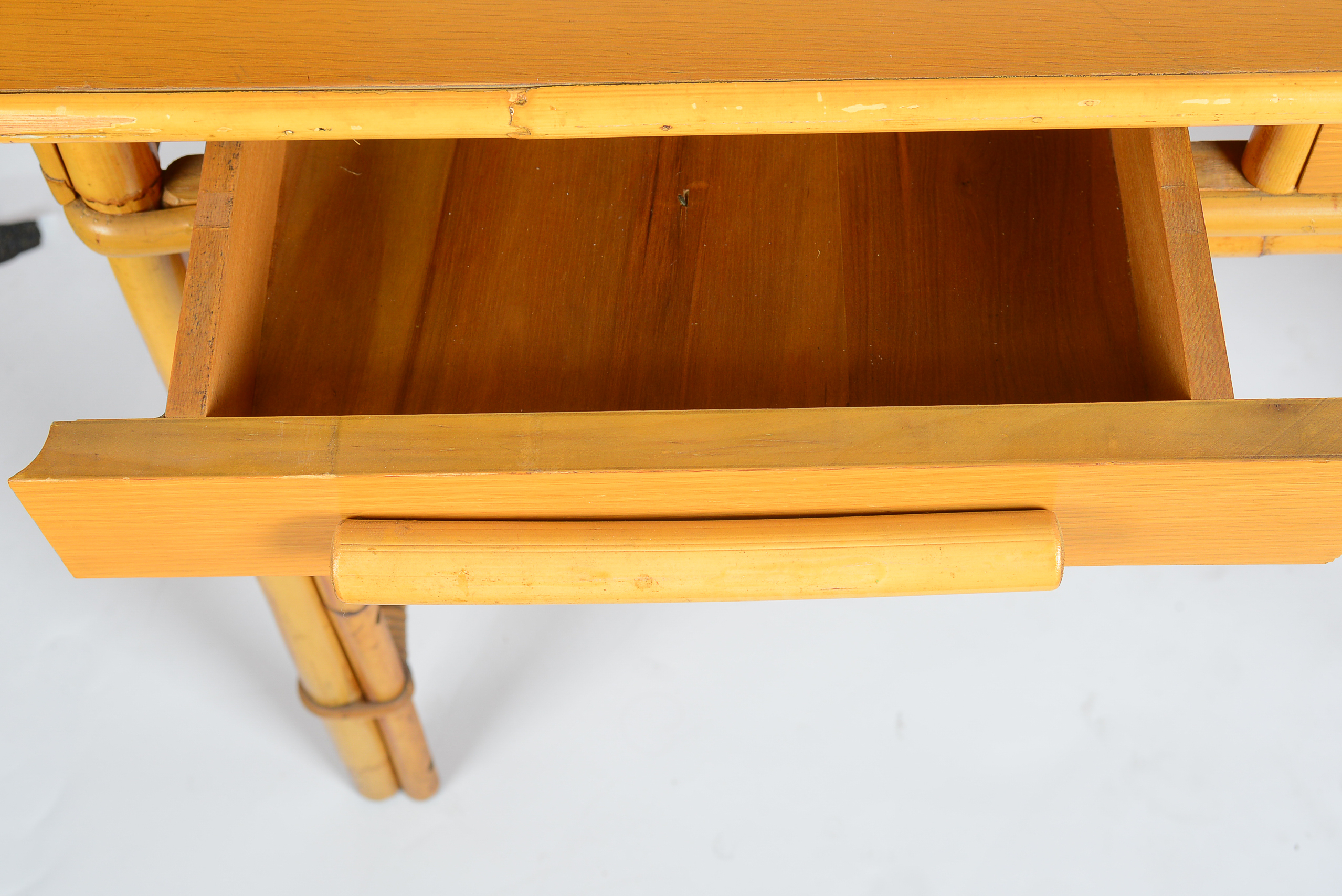 Vintage Rattan Writing Desk