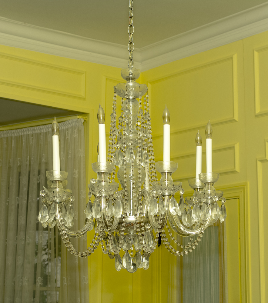 Crystal Glass Candelabra Chandelier