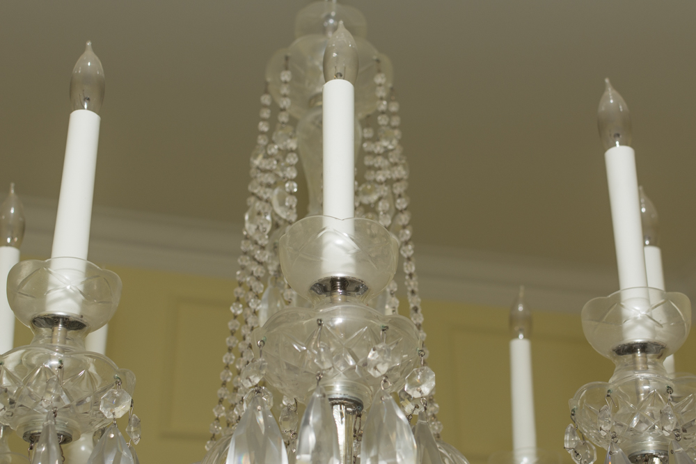 Crystal Glass Candelabra Chandelier