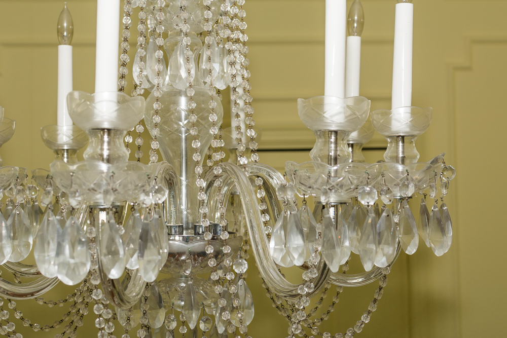 Crystal Glass Candelabra Chandelier
