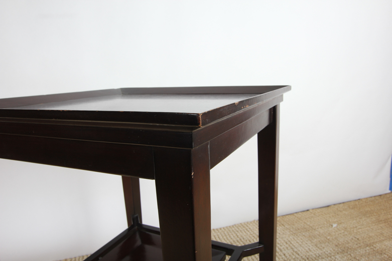 Contemporary Wood Accent Table