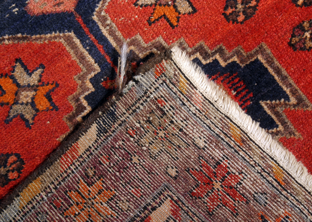 Vintage Handwoven Kurdish Kakaberu Carpet Runner