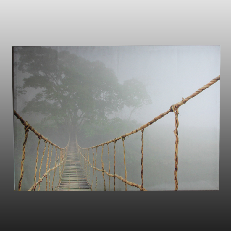 Large Ikea 'Jungle Journey' Wall Canvas