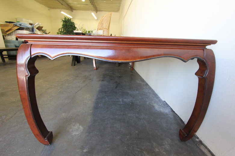 Asian Inspired Extendable Dining Table