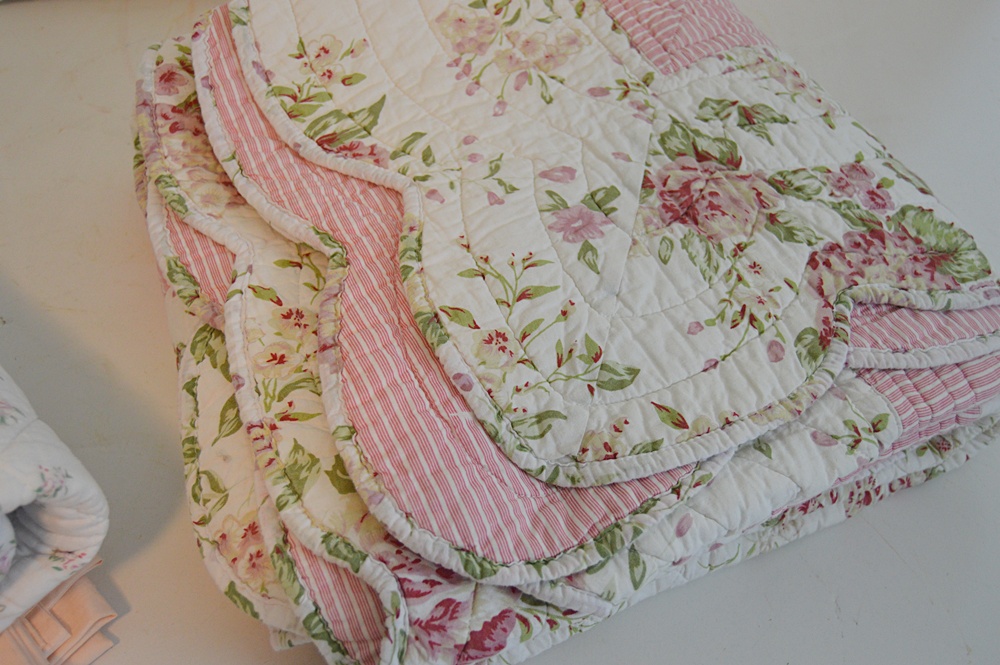 Ralph Lauren+Pottery Barn Bed Linens in Pink Florals and Gingham