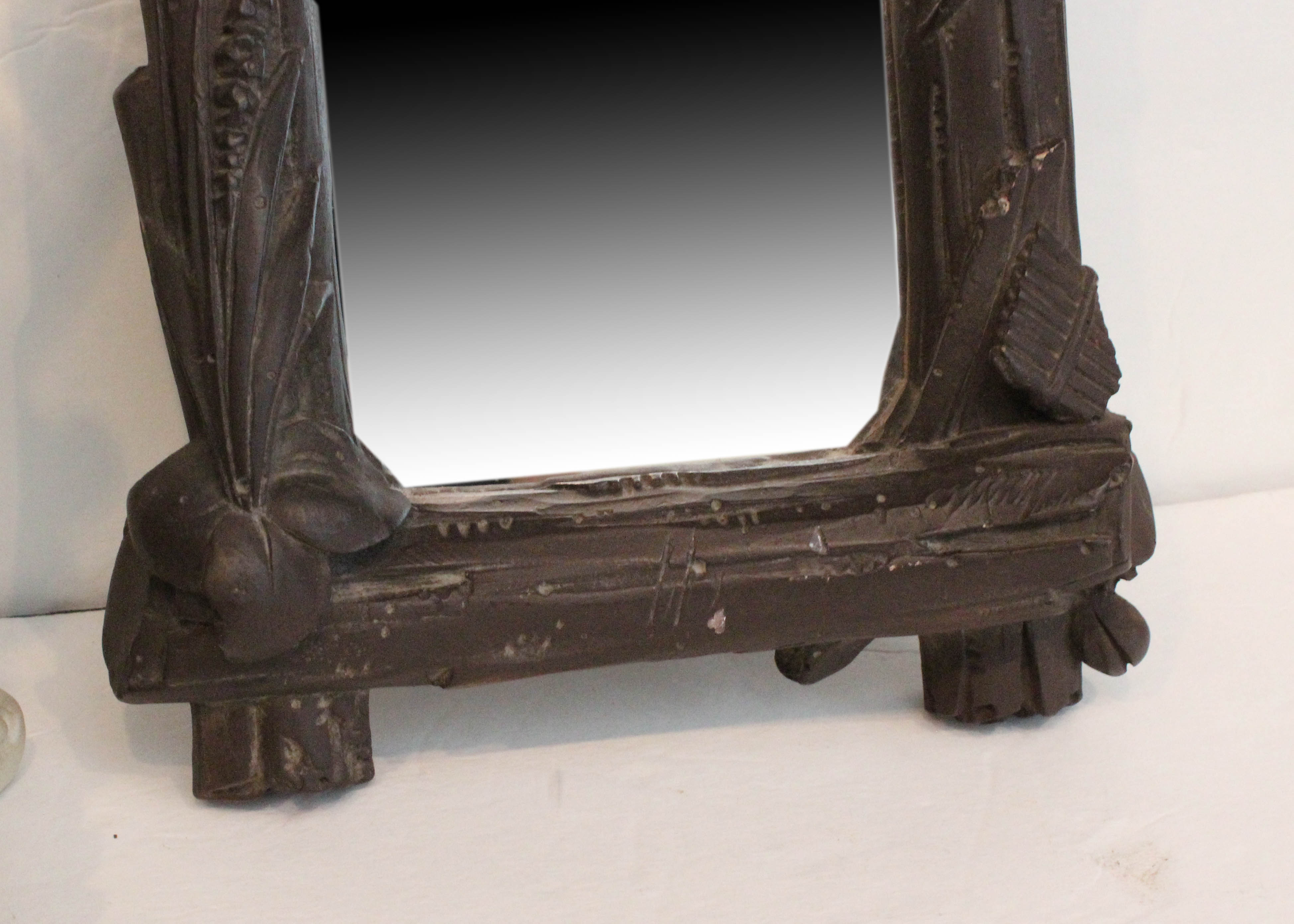 Modern Candle Holder and Cherub Mirror