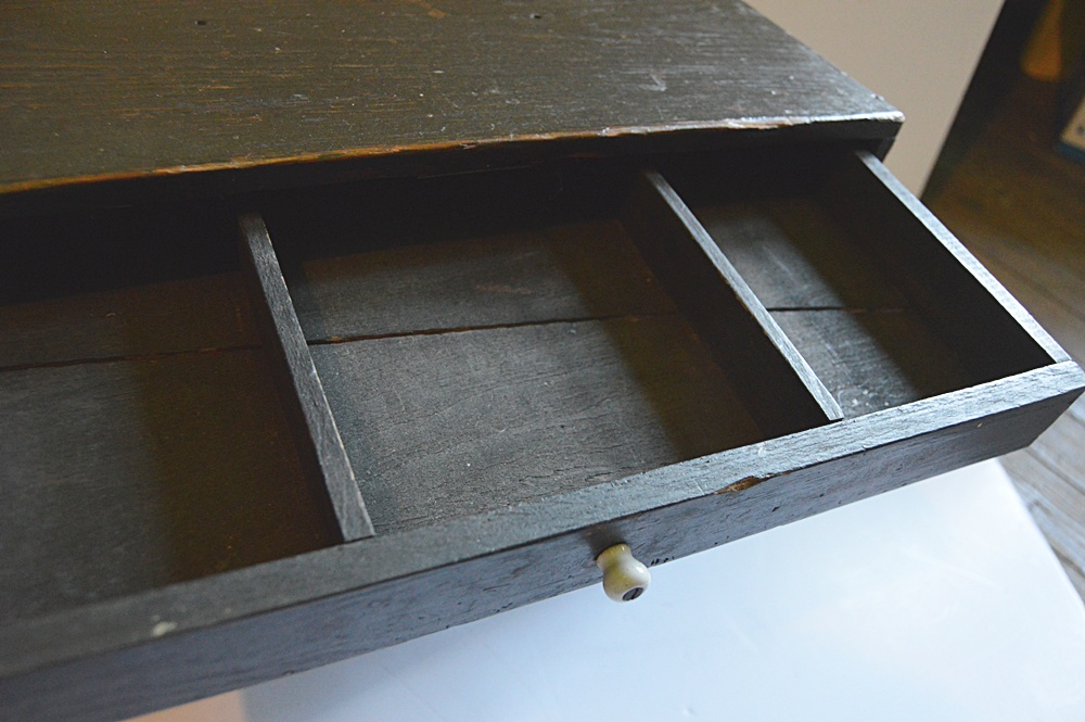 Antique Dark Wood Cabinet