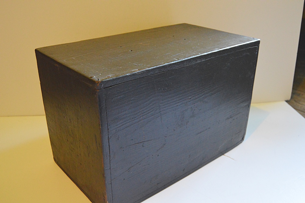 Antique Dark Wood Cabinet