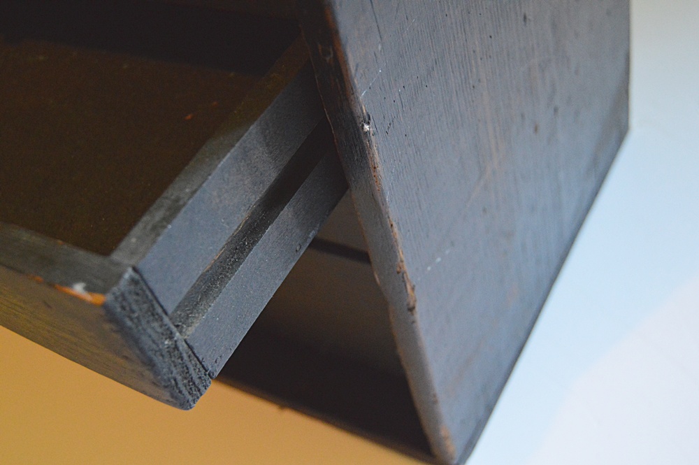 Antique Dark Wood Cabinet