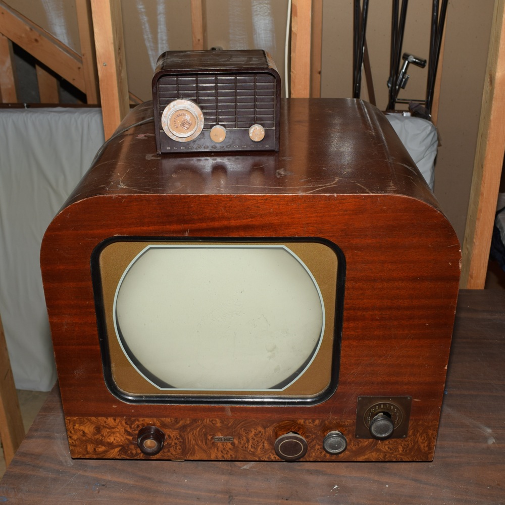 Meck TV and Blonder-Tongue UHF Converter