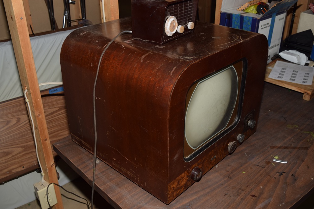 Meck TV and Blonder-Tongue UHF Converter