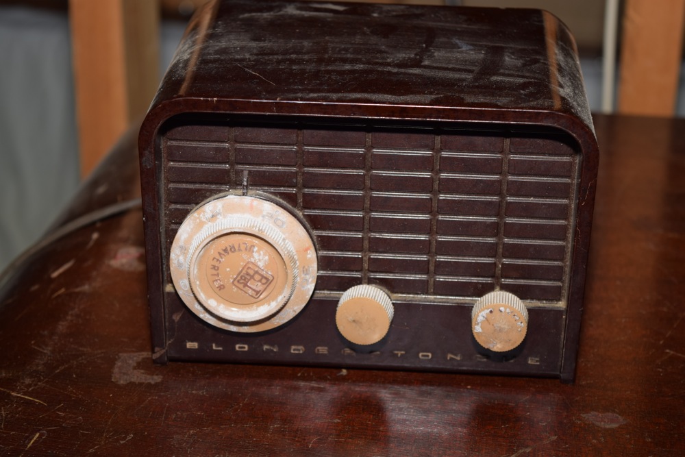 Meck TV and Blonder-Tongue UHF Converter