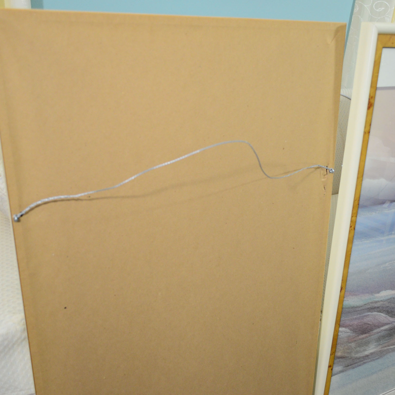 Framed Ocean Triptych Attributed To Etta Alvarez