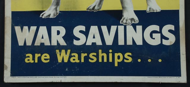 Original Vintage 1942 World War II Propaganda Poster "More Ships - Come on!"