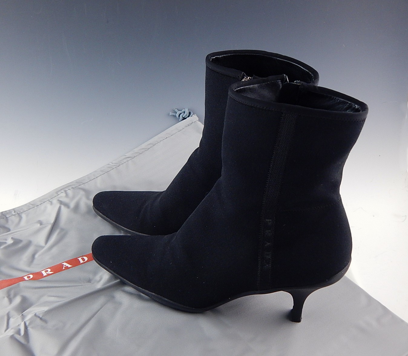 Prada Black Boots, Size 39