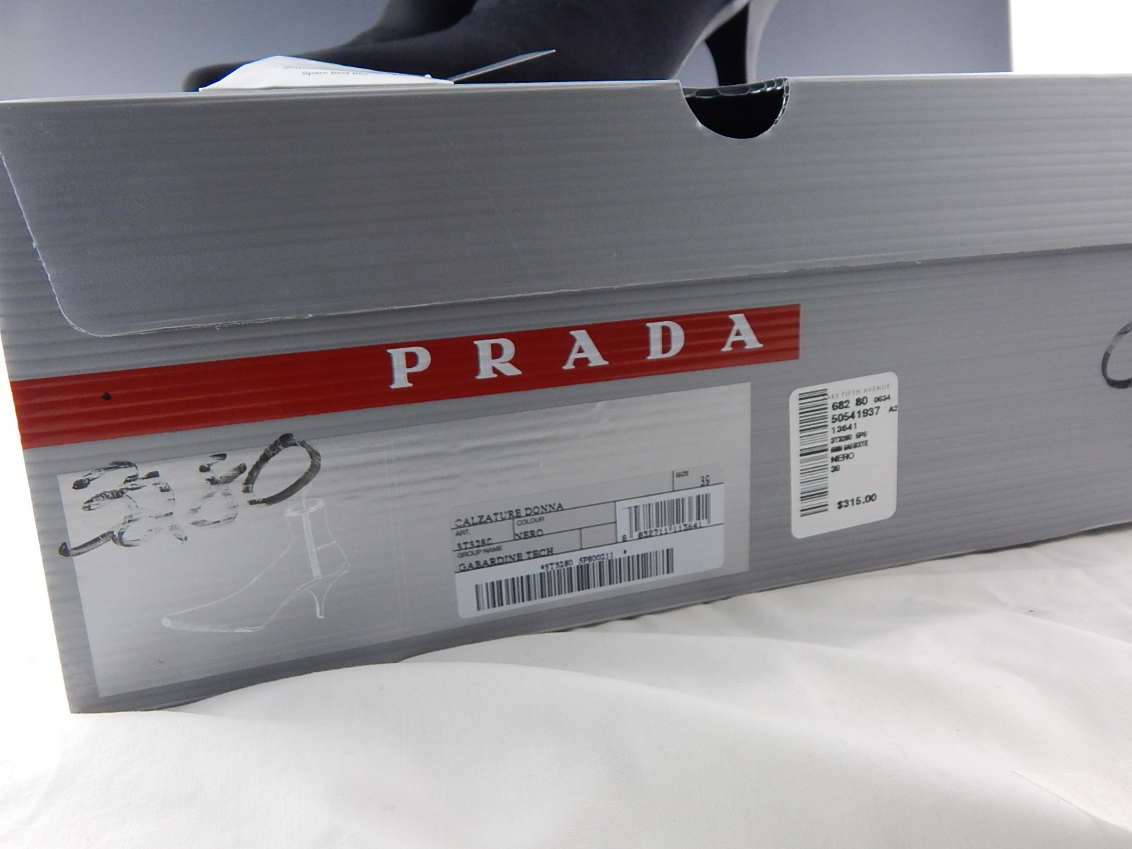 Prada Black Boots, Size 39