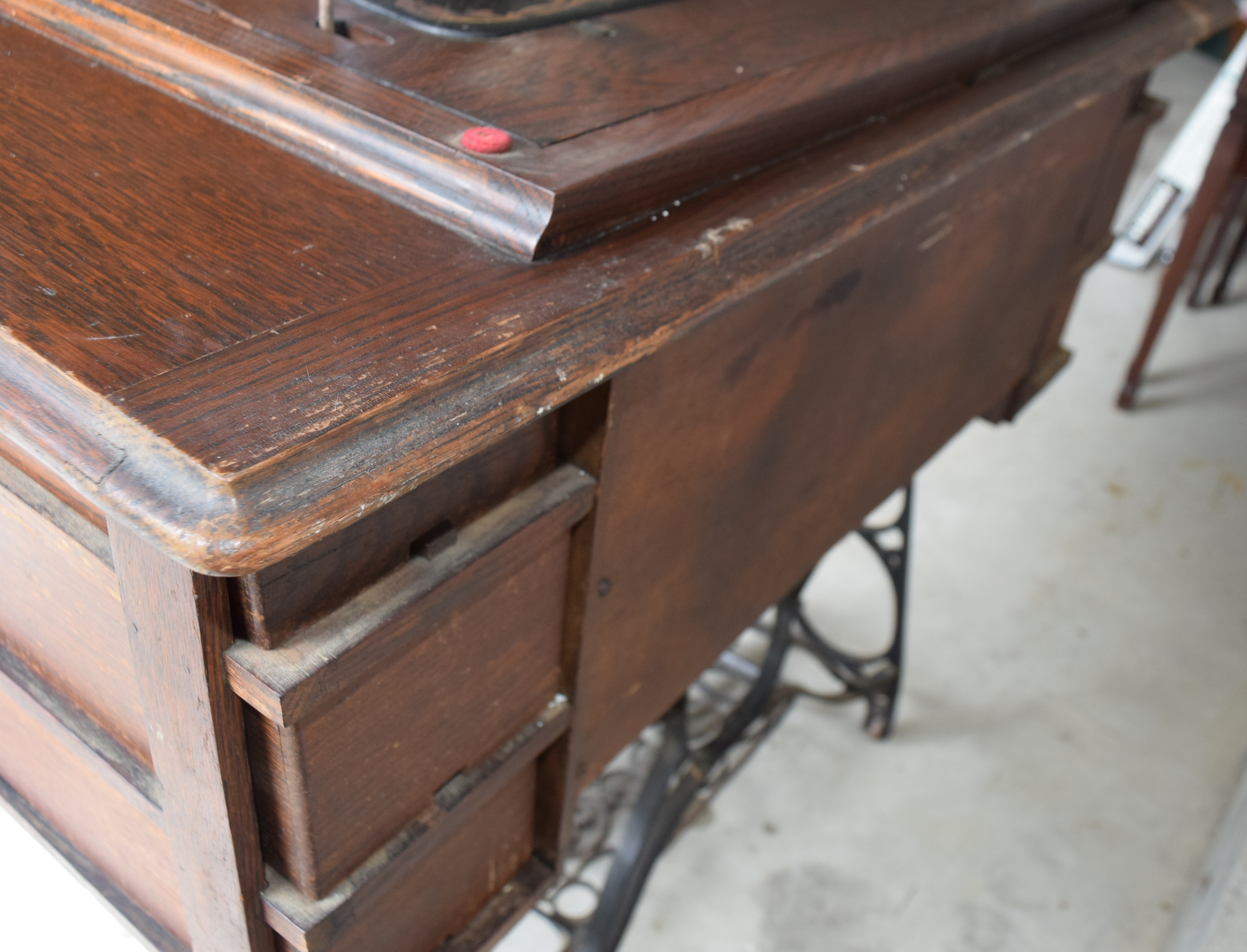 Antique Minnesota A Treadle Sewing Machine.