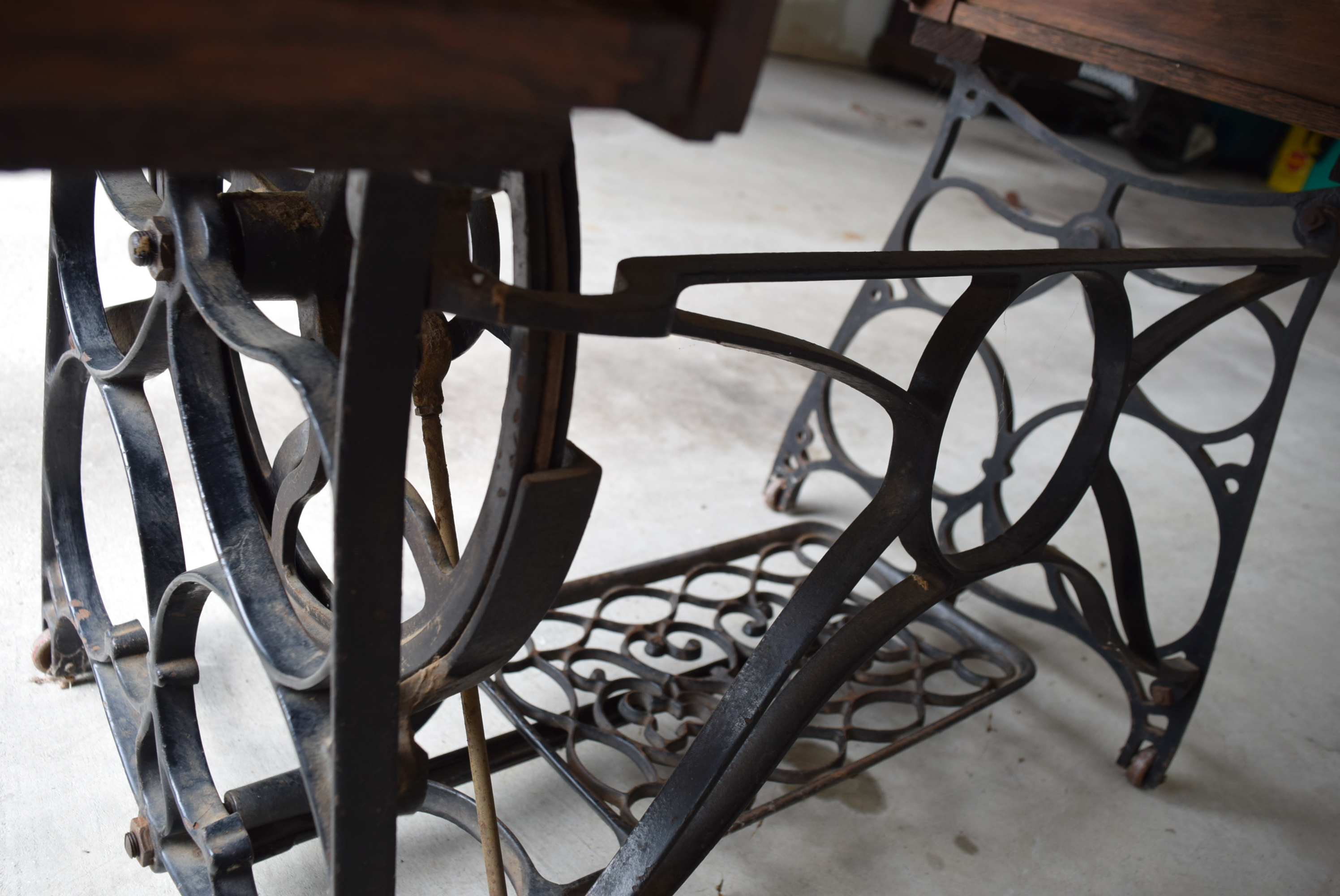 Antique Minnesota A Treadle Sewing Machine.