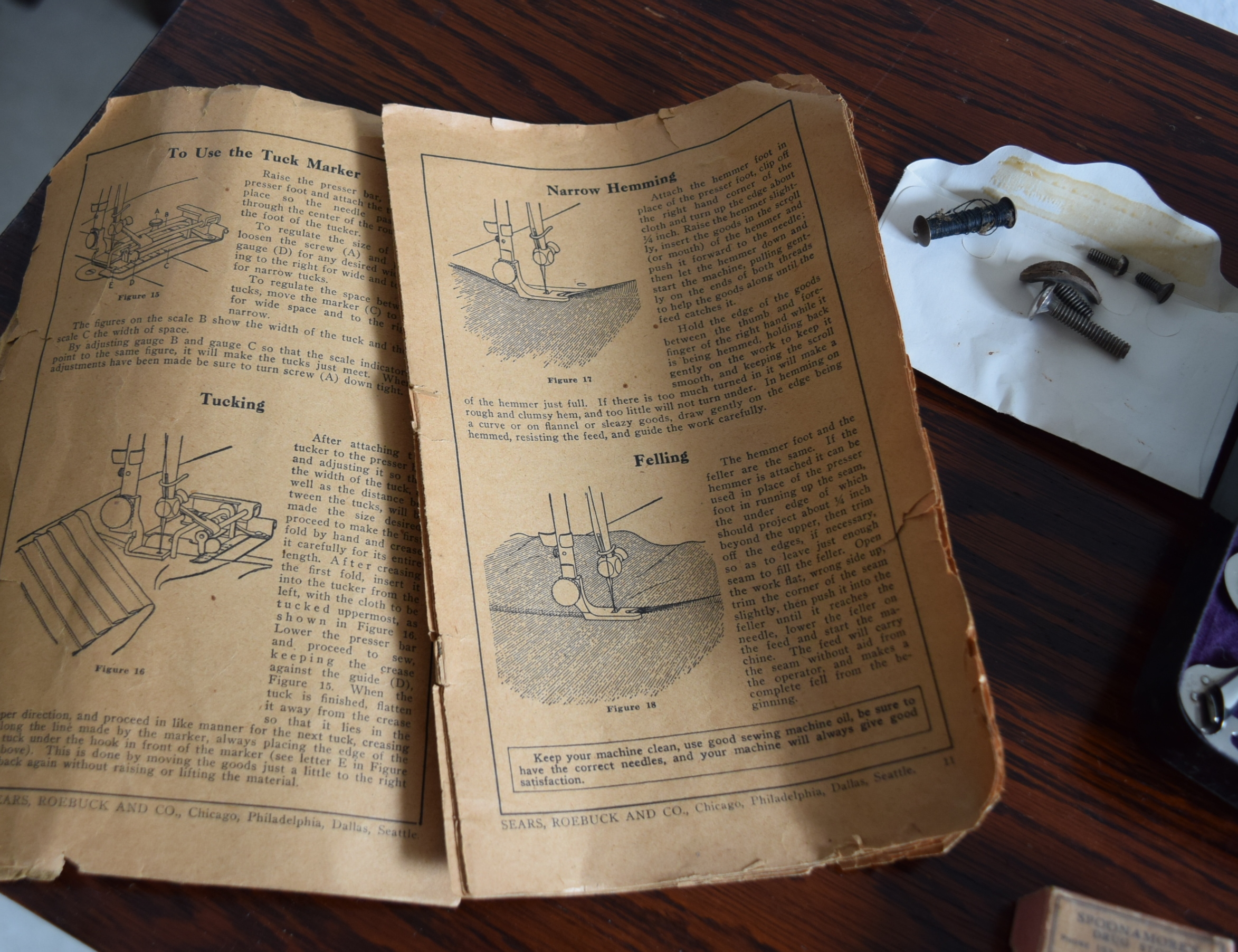 Antique Minnesota A Treadle Sewing Machine.