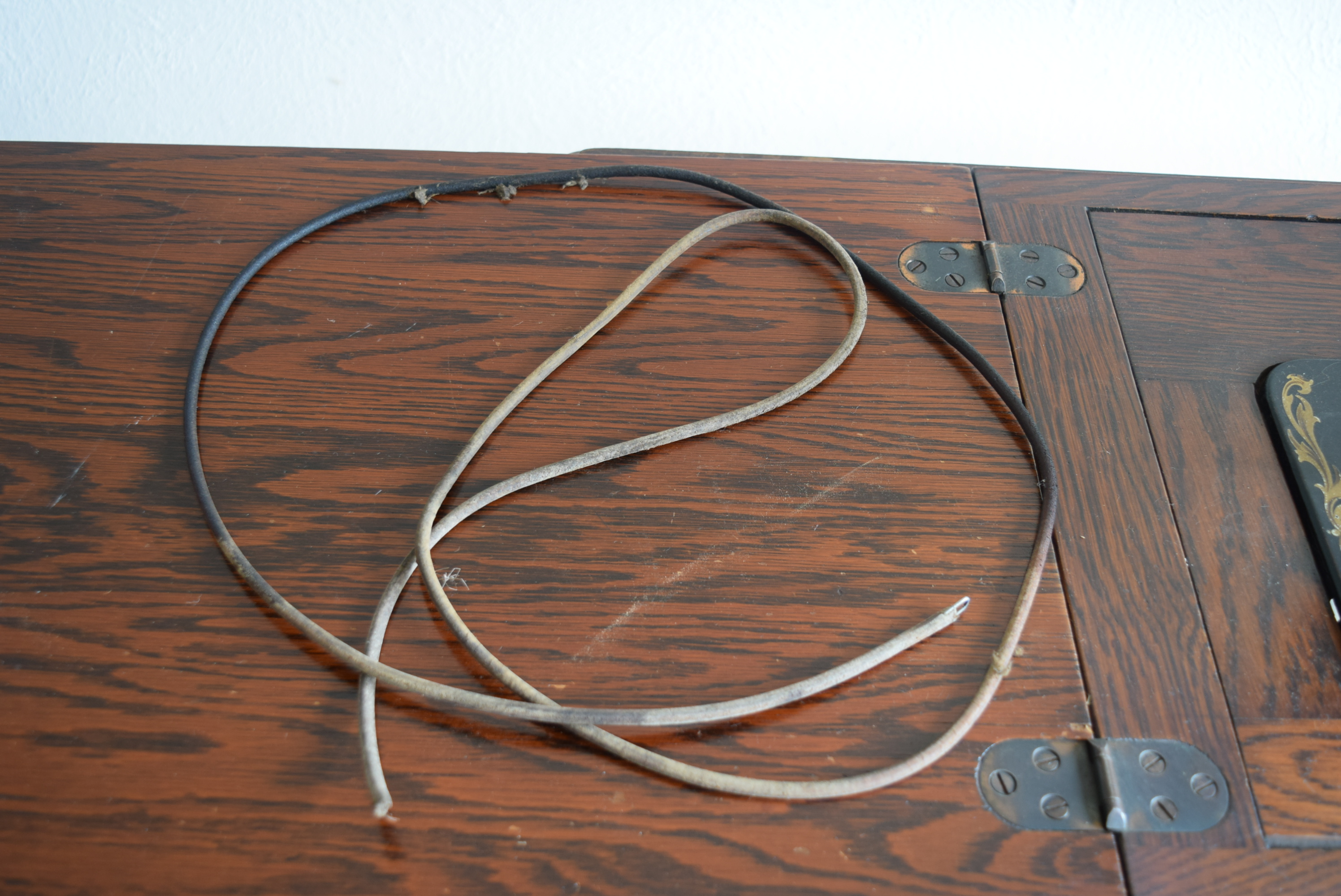 Antique Minnesota A Treadle Sewing Machine.