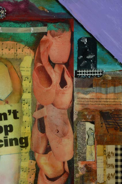 Athlone Clarke Original Mixed Media Collage