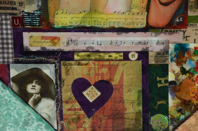 Athlone Clarke Original Mixed Media Collage