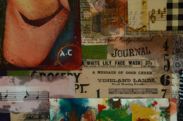 Athlone Clarke Original Mixed Media Collage