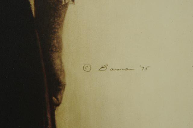 James Bama Signed Limited Edition Print of American Indian