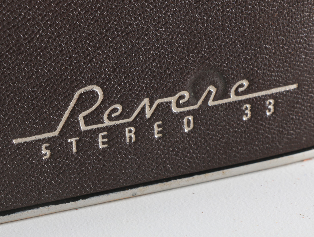 Vintage Revere Stereo 33 Camera and Leather Satchel