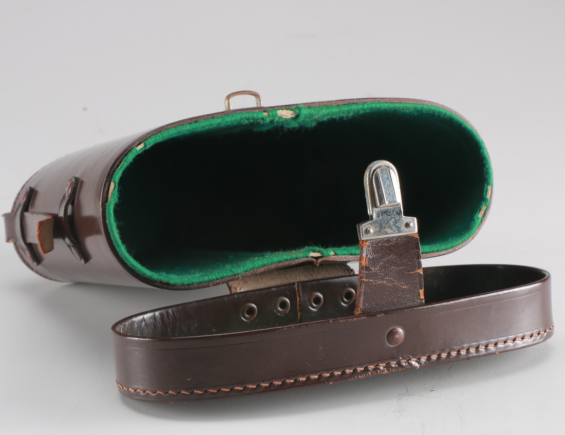 Vintage Abercrombie & Fitch Habicht Binoculars and Leather Case