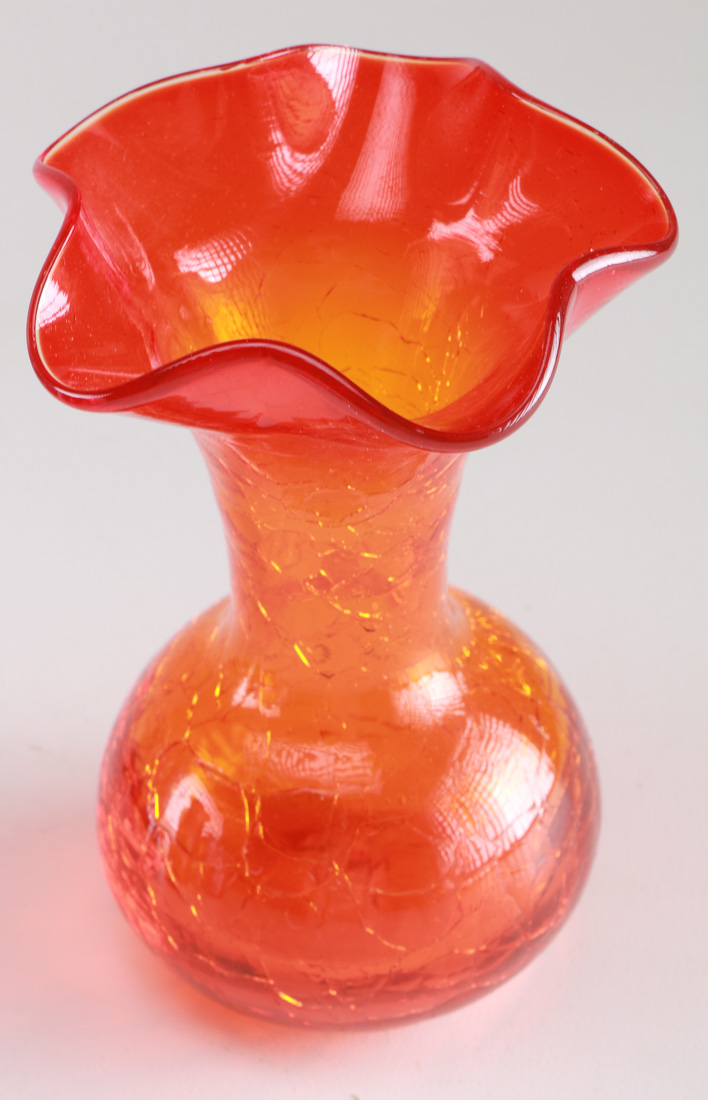 Colorful Collection of Crackle Glass