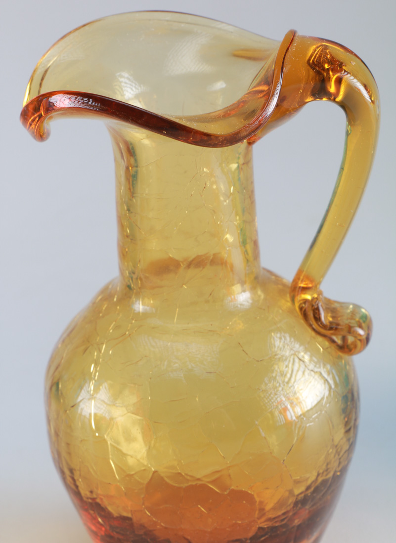 Colorful Collection of Crackle Glass