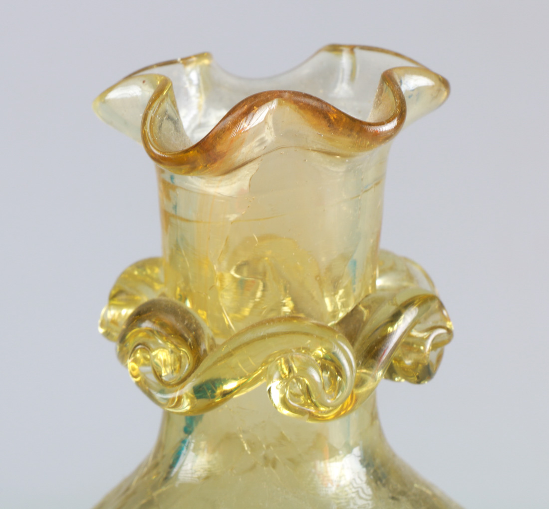 Colorful Collection of Crackle Glass