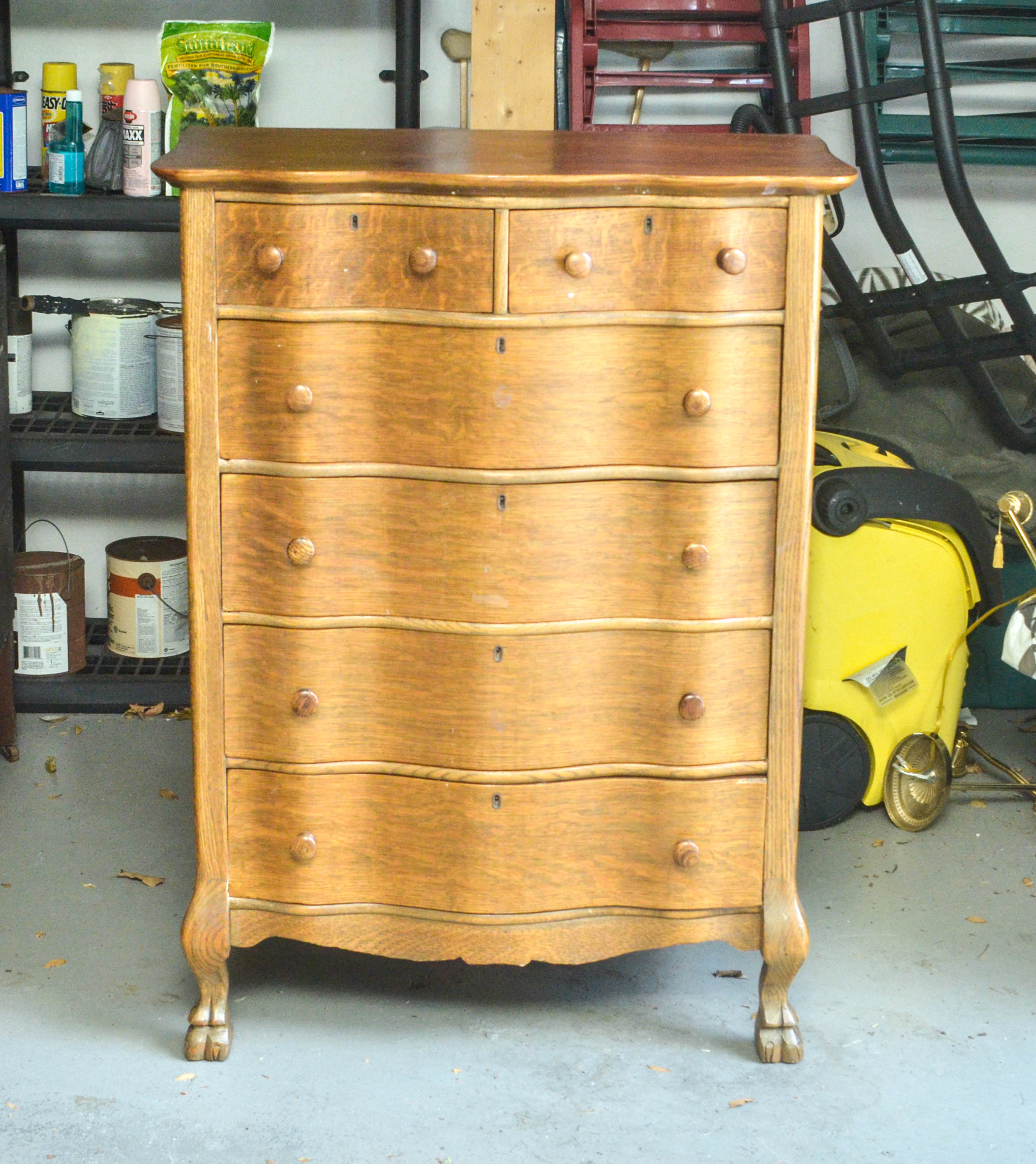 Tall Chest of Drawers in Oak
